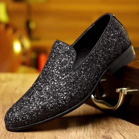 Glitter Loafer Shoes