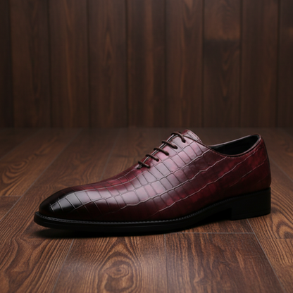 ELEGANT LACE-UP LEATHER SHOES