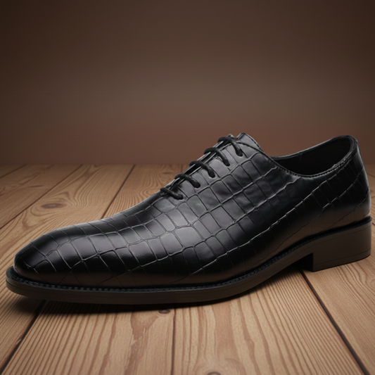 ELEGANT LACE-UP LEATHER SHOES