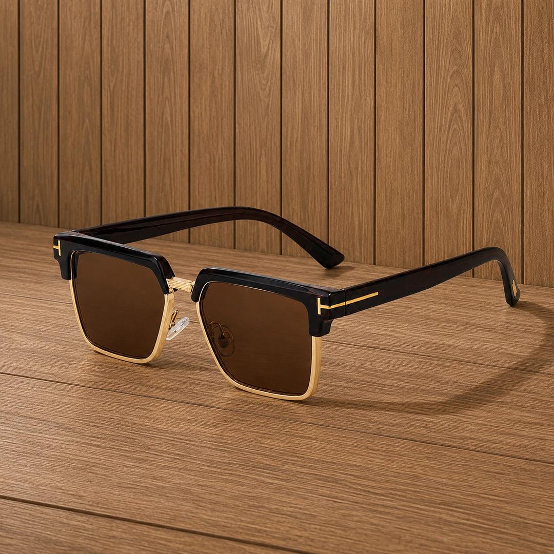 Geometric Square Sunglasses