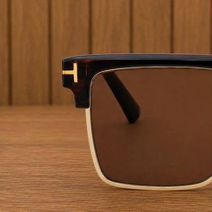 Geometric Square Sunglasses