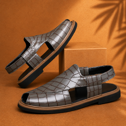 Formal Leather Sandals