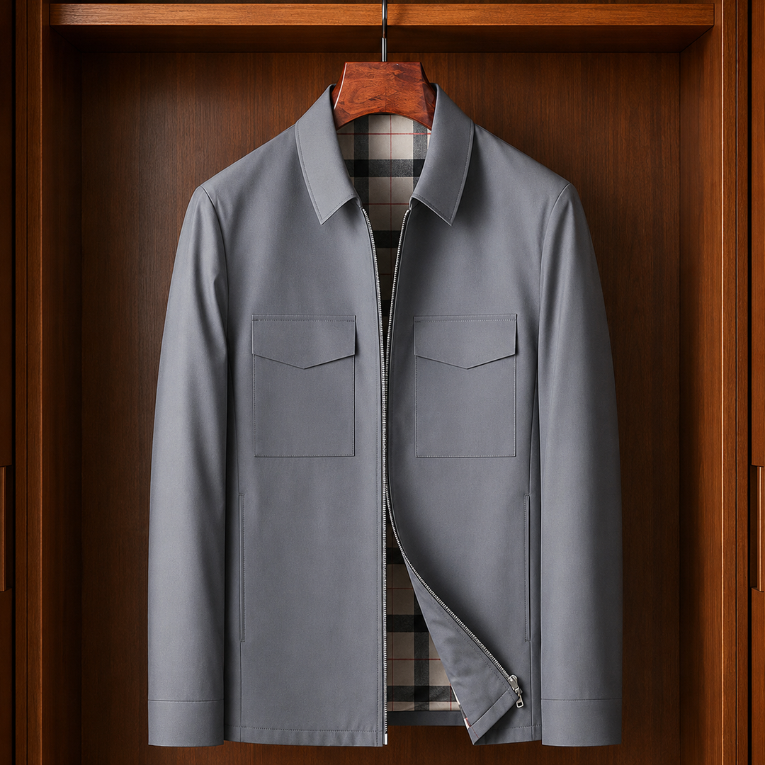 Zip Front Structured Jacket