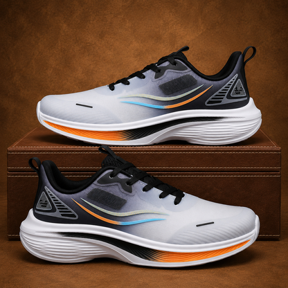 Wave Sole Running Sneakers