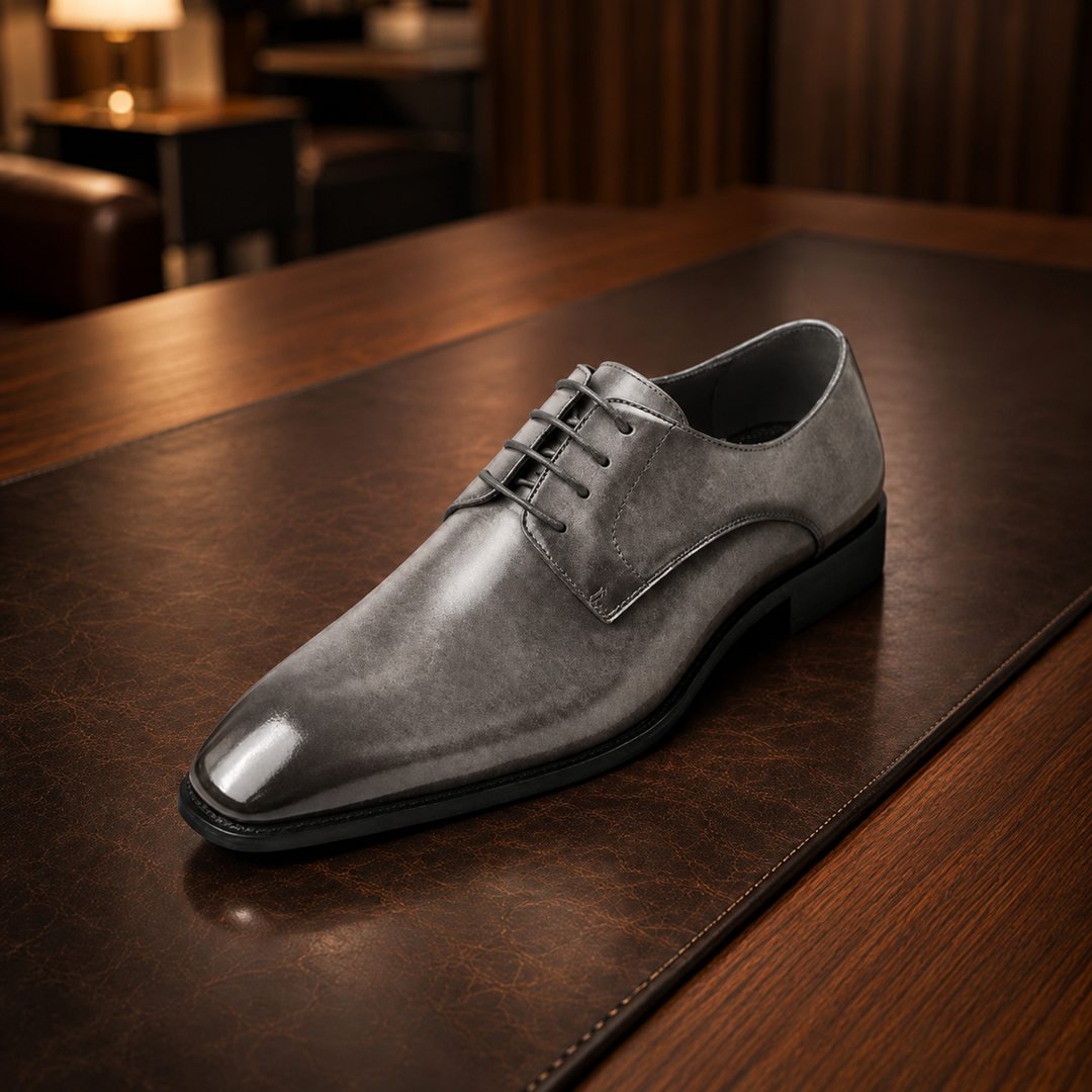 Plain Toe Derby Shoes