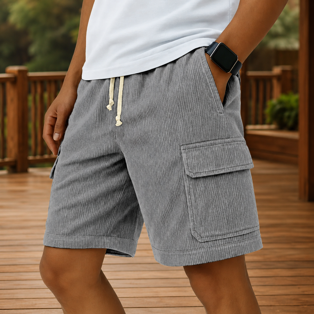 Flap Pocket Cargo Shorts