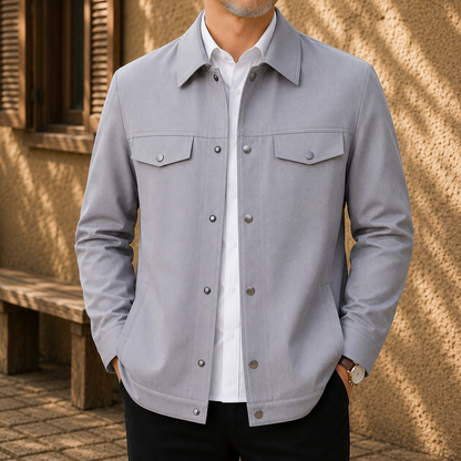 Snap Front Trucker Jacket