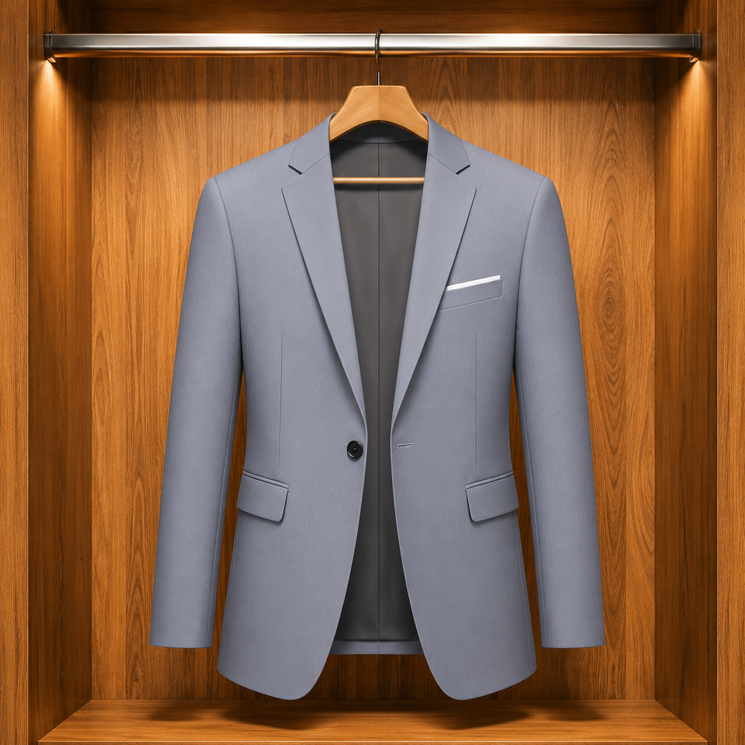 Structured Notch Lapel Blazer