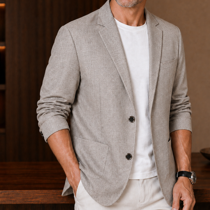 High-End Linen Blazer