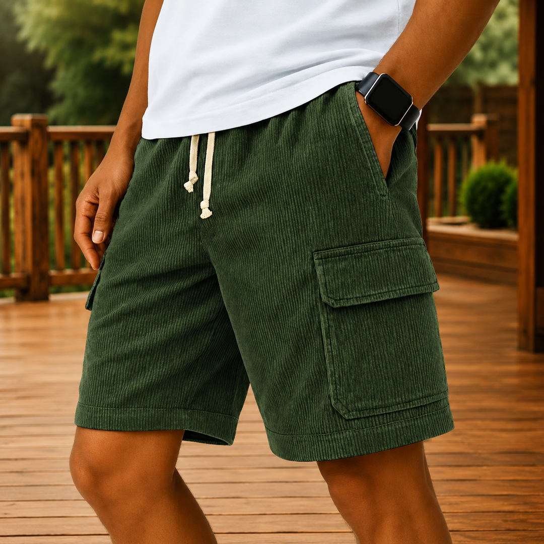 Flap Pocket Cargo Shorts