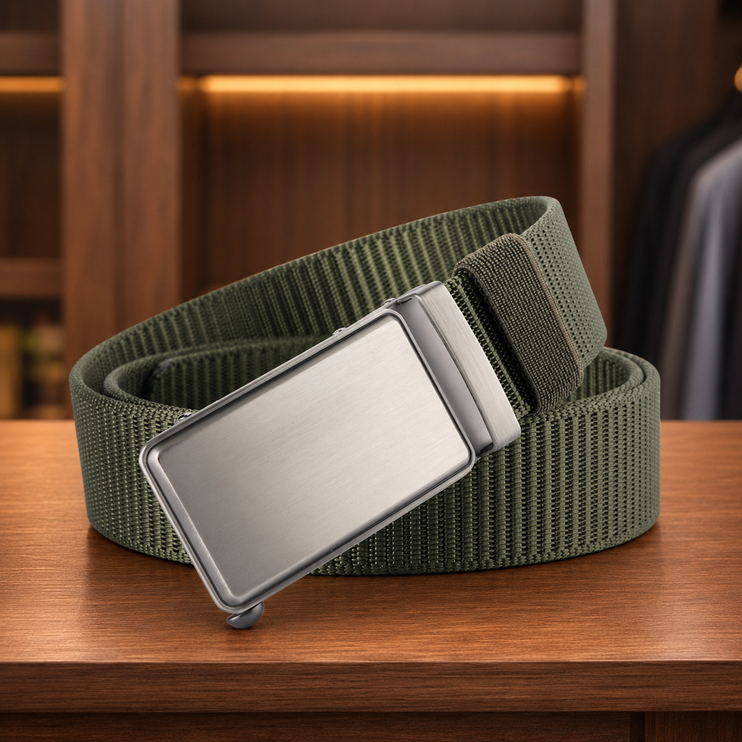 Canvas Slide Buckle Belt