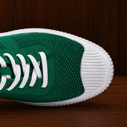 High-Top Knit Sneakers