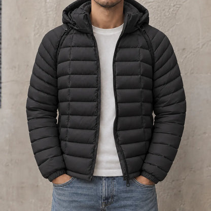 Hooded Quilted Insulated Jacket