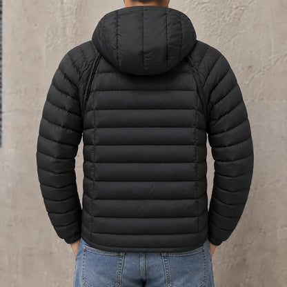 Hooded Quilted Insulated Jacket