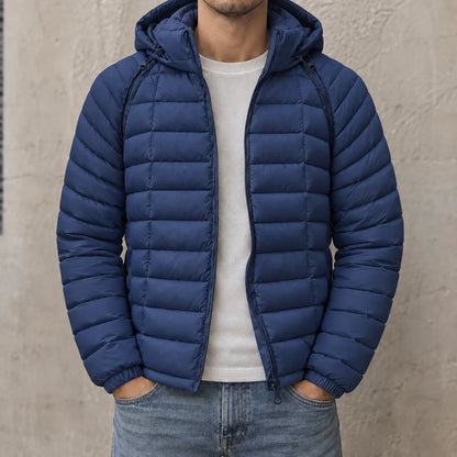 Hooded Quilted Insulated Jacket