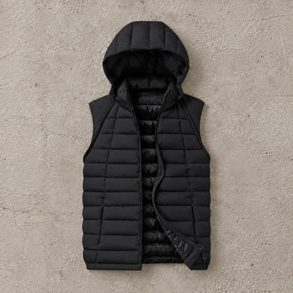 Hooded Quilted Insulated Jacket