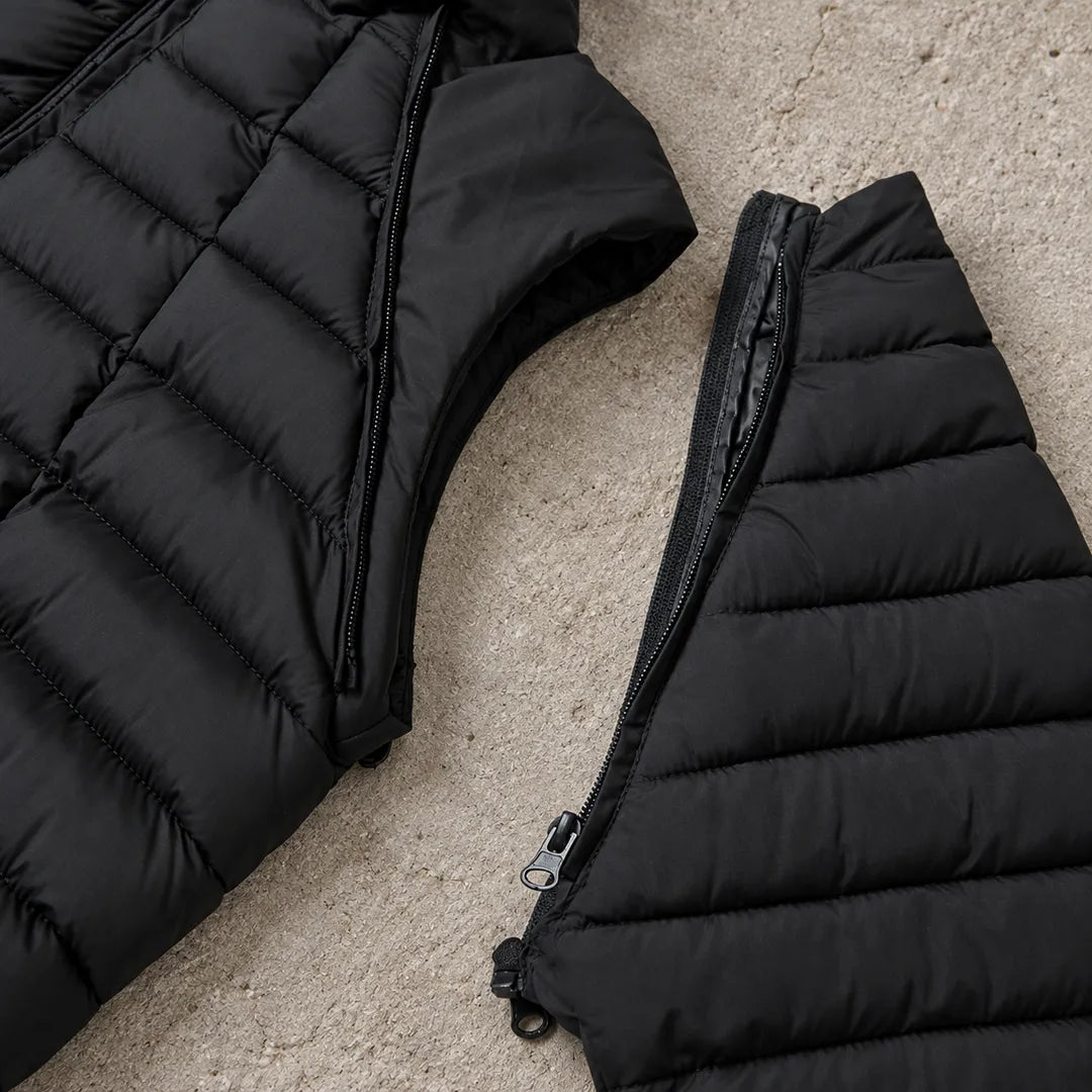 Hooded Quilted Insulated Jacket