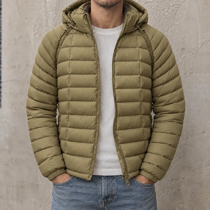 Hooded Quilted Insulated Jacket