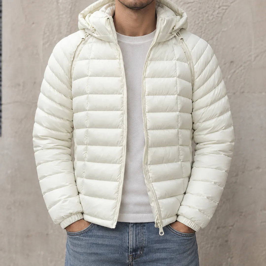 Hooded Quilted Insulated Jacket