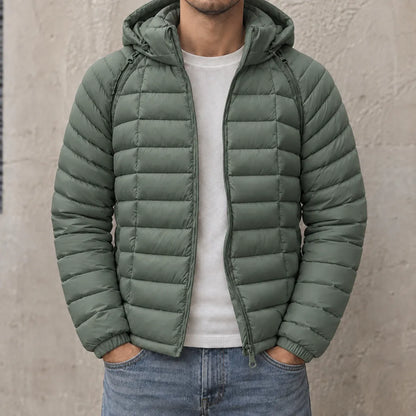 Hooded Quilted Insulated Jacket