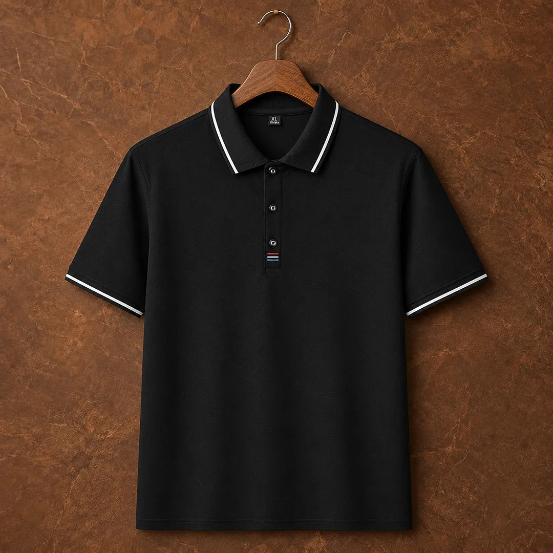 Ice Silk Polo Shirt