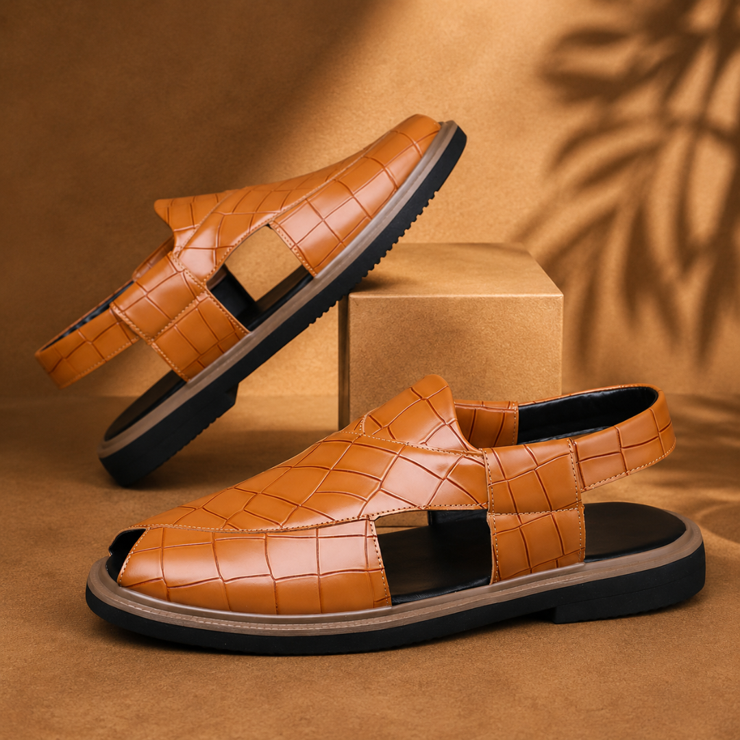 Formal Leather Sandals