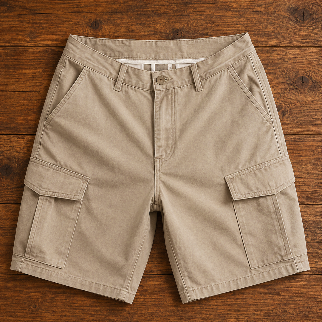 Multi Pocket Cargo Shorts