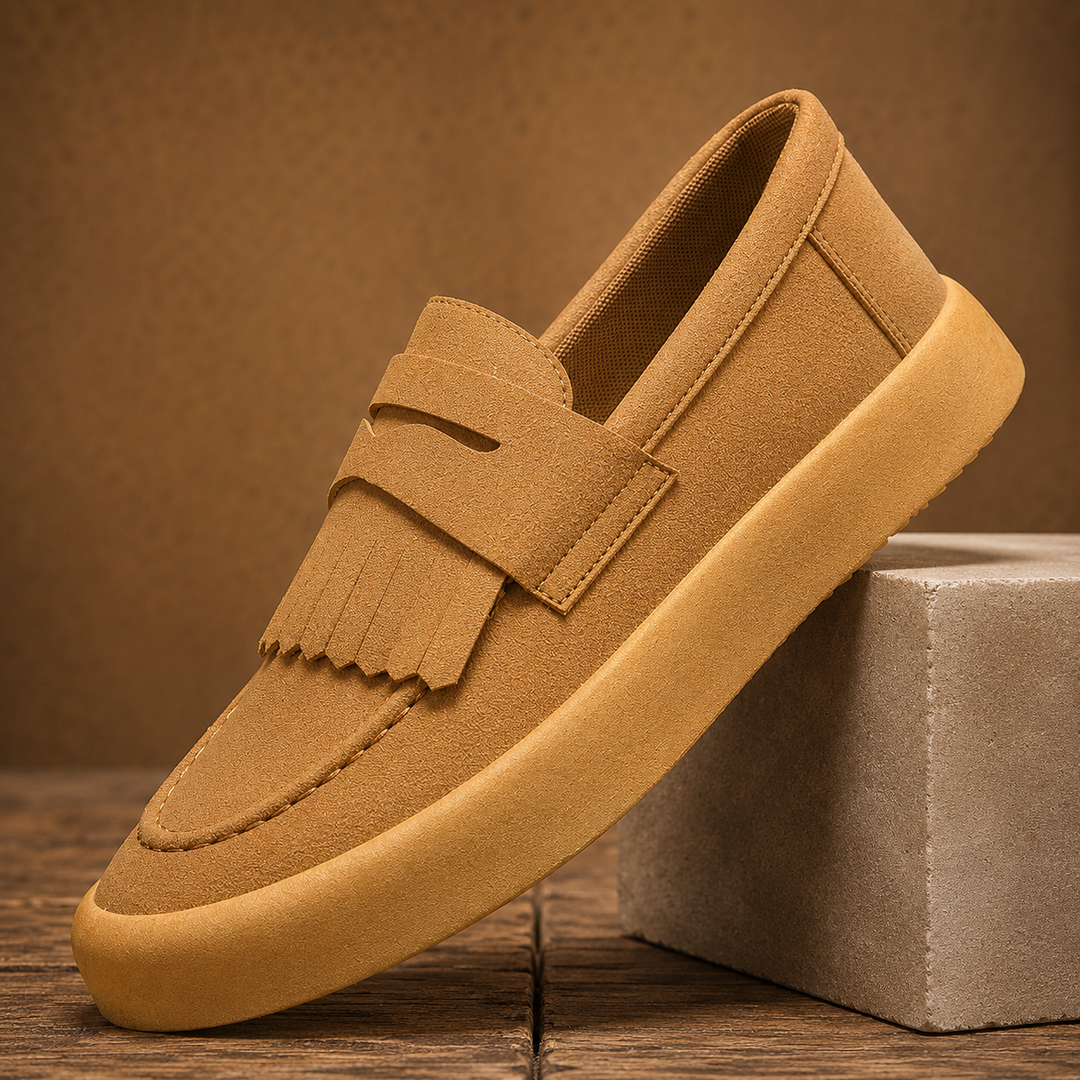 Smooth Leather Penny Loafers