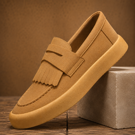 Smooth Leather Penny Loafers