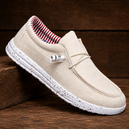 Breathable Canvas Slip-Ons