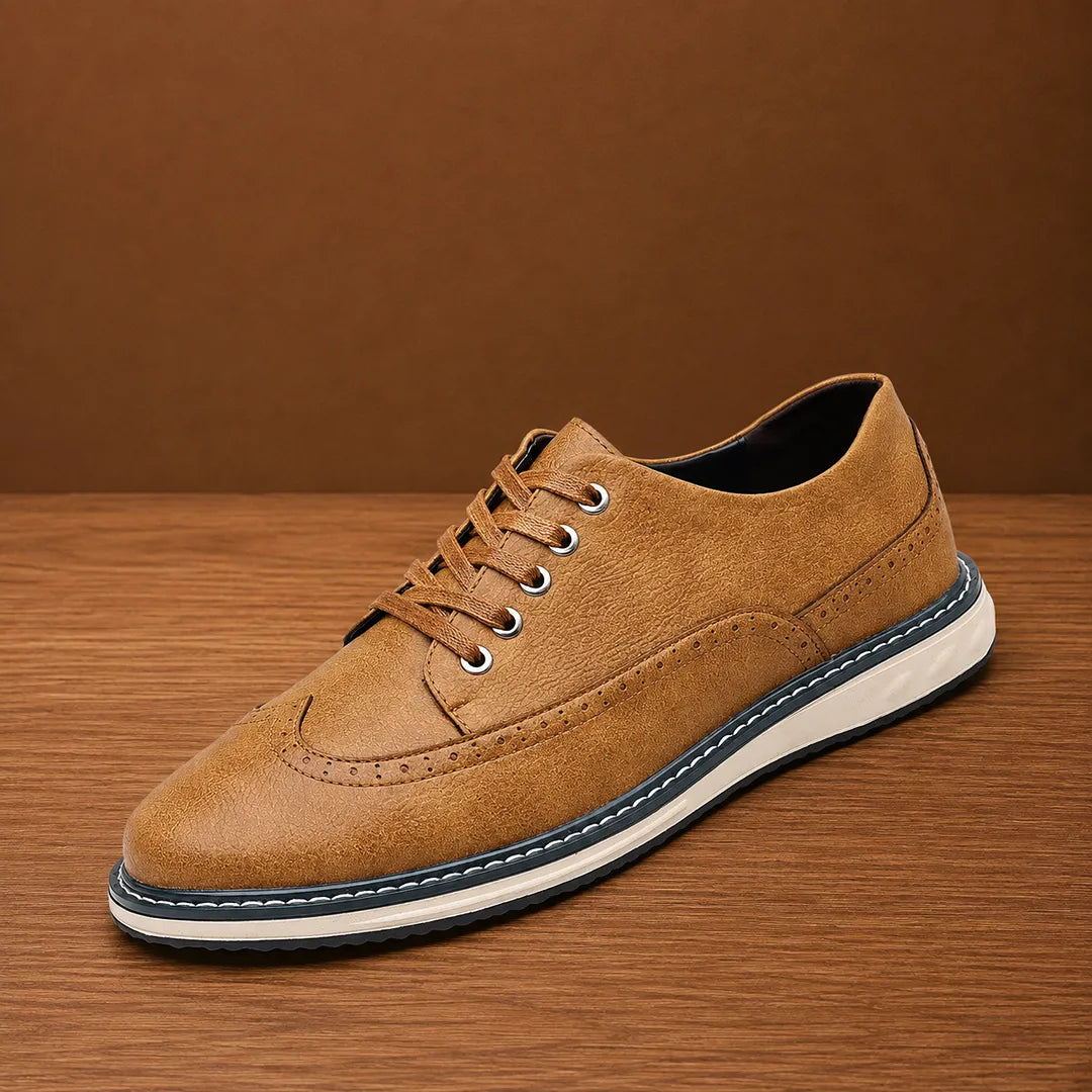 Lace-Up Brogue Comfort Shoes