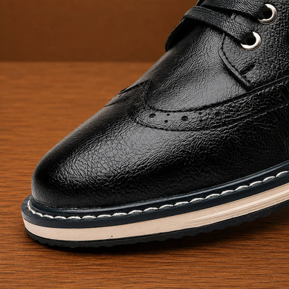 Lace-Up Brogue Comfort Shoes