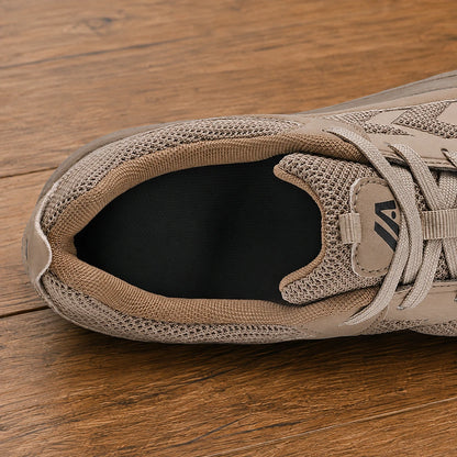 Layered Mesh Casual Sneakers