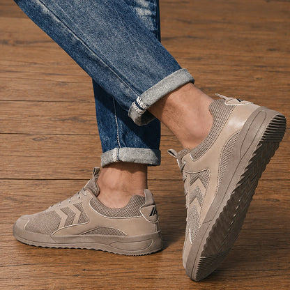 Layered Mesh Casual Sneakers