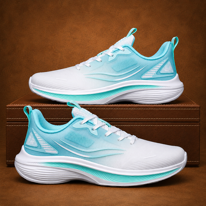 Wave Sole Running Sneakers