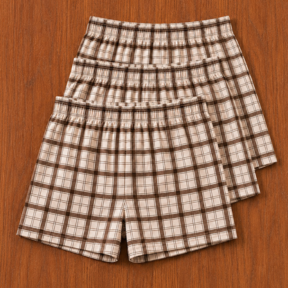 Plaid Boxer Shorts