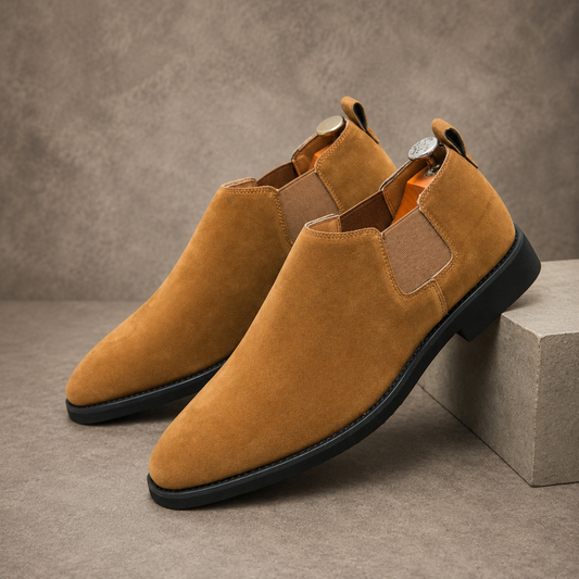 Premium Suede Chelsea Boots