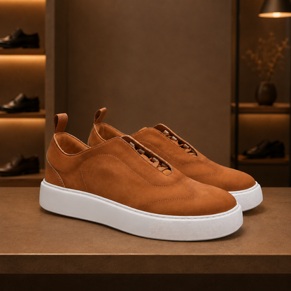 Exclusive Leather Slip Ons