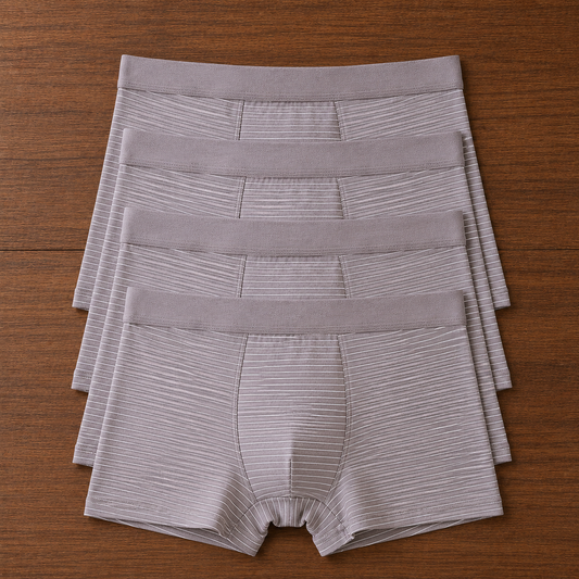 Seamless Cotton Boxer Briefs