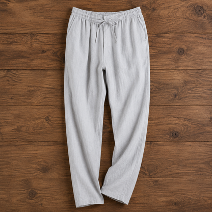 Drawstring Linen Trousers