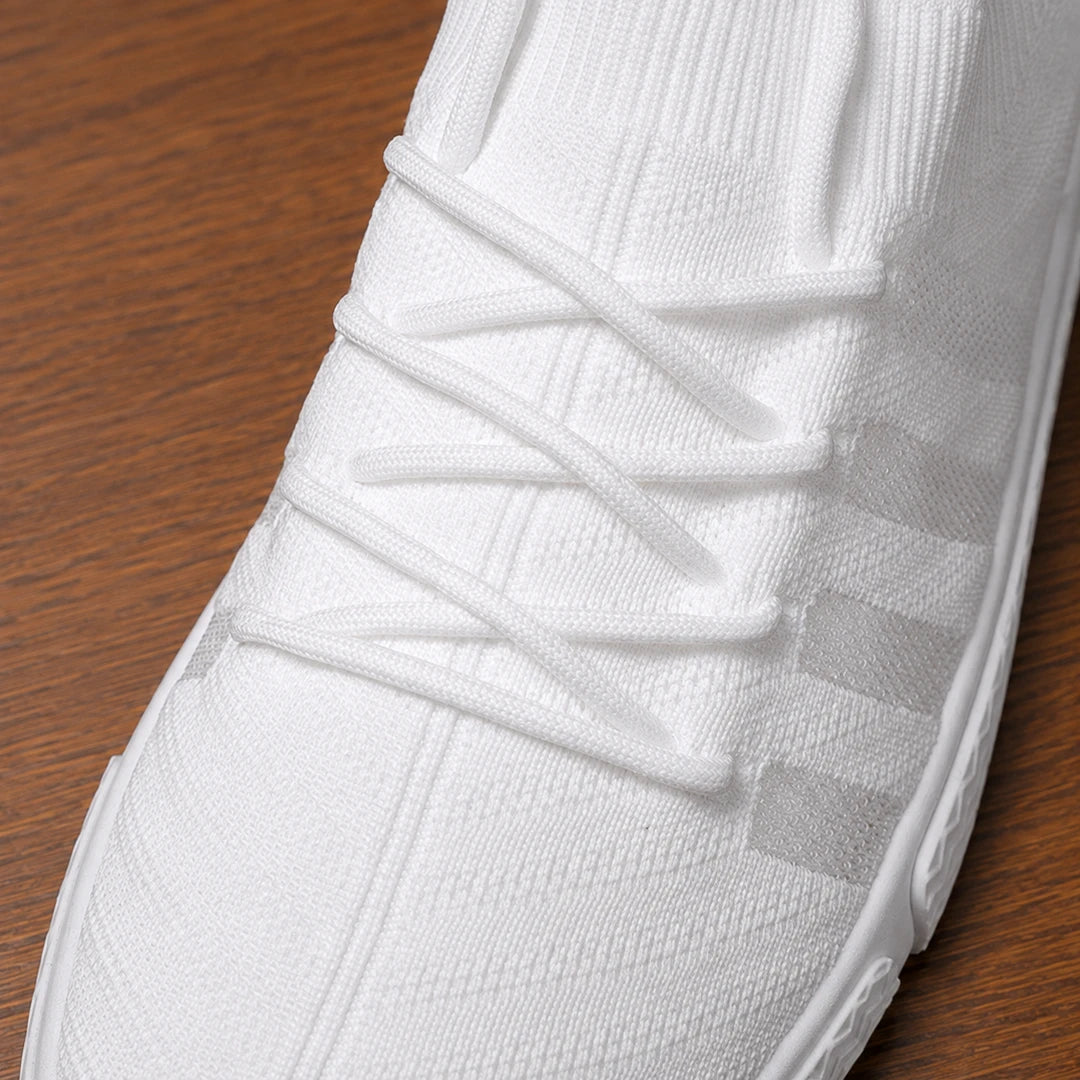Lightweight Knit Lace-Up Sneakers