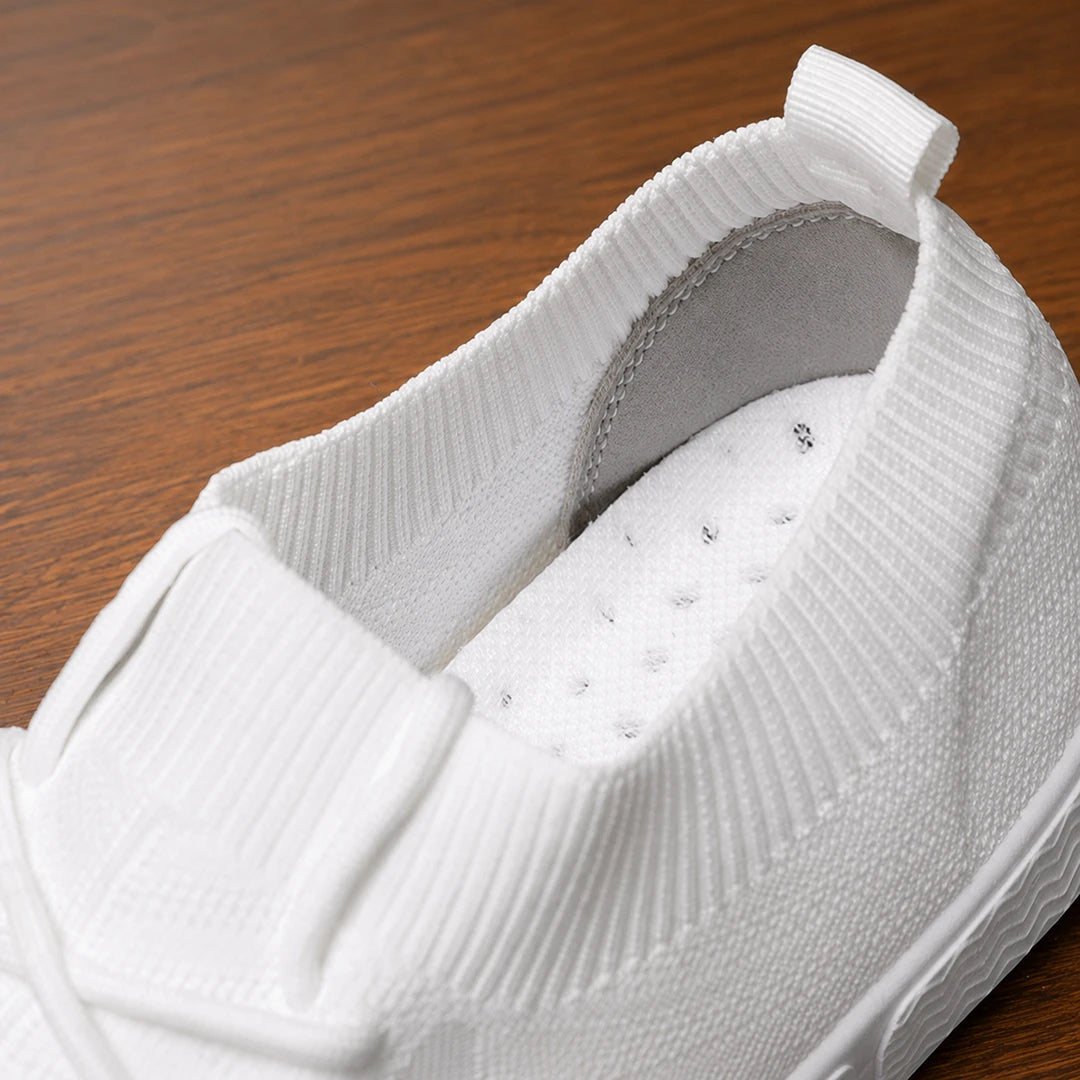 Lightweight Knit Lace-Up Sneakers