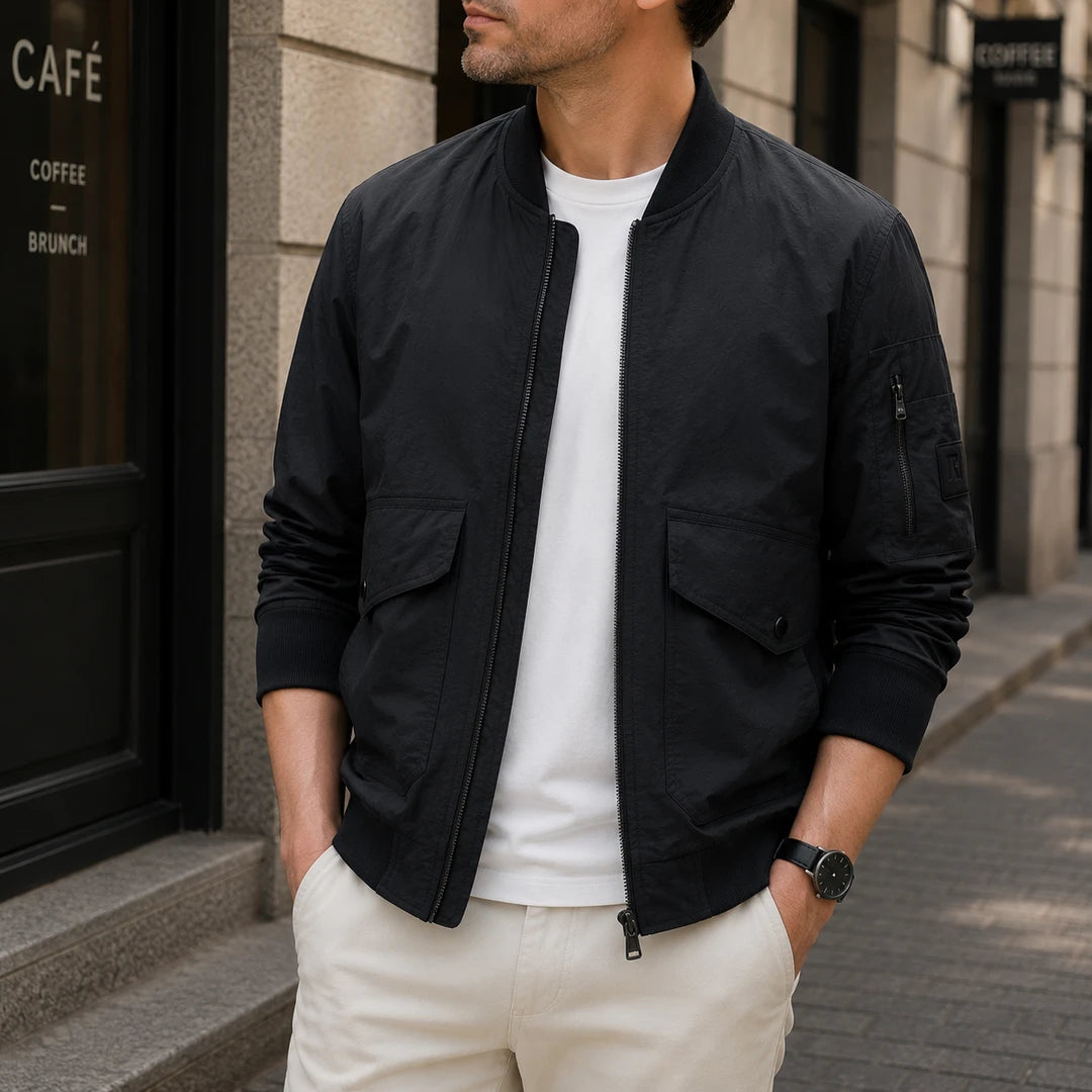 Lightweight Utility Bomber Jacket