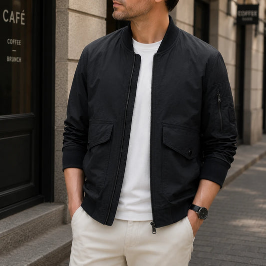 Lightweight Utility Bomber Jacket