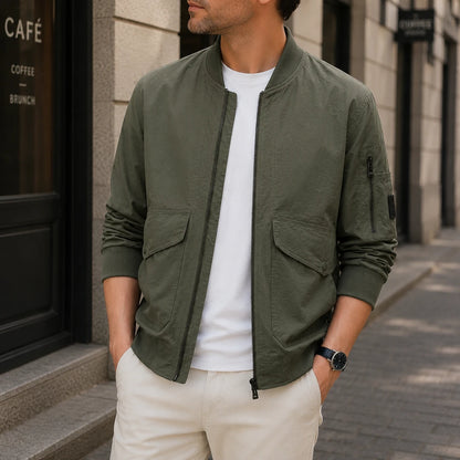 Lightweight Utility Bomber Jacket
