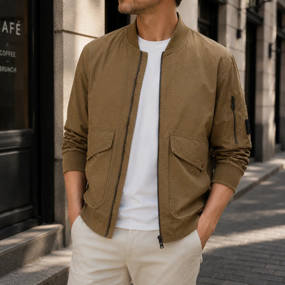 Lightweight Utility Bomber Jacket