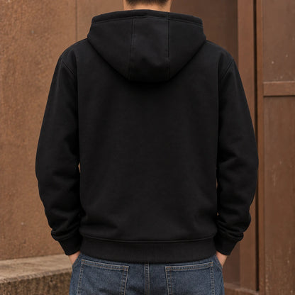 Lined Casual Hooded Jacket