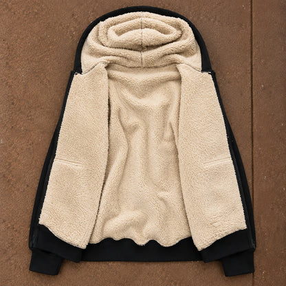 Lined Casual Hooded Jacket