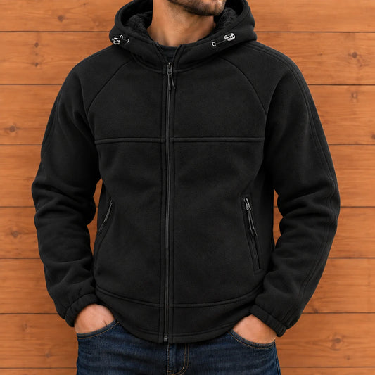 Lined Hooded Zip Jacket