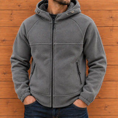 Lined Hooded Zip Jacket